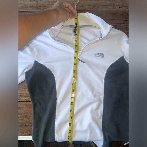 The north face pullover Half zip up jacket sweater pullover black and white - Picture 8 of 9
